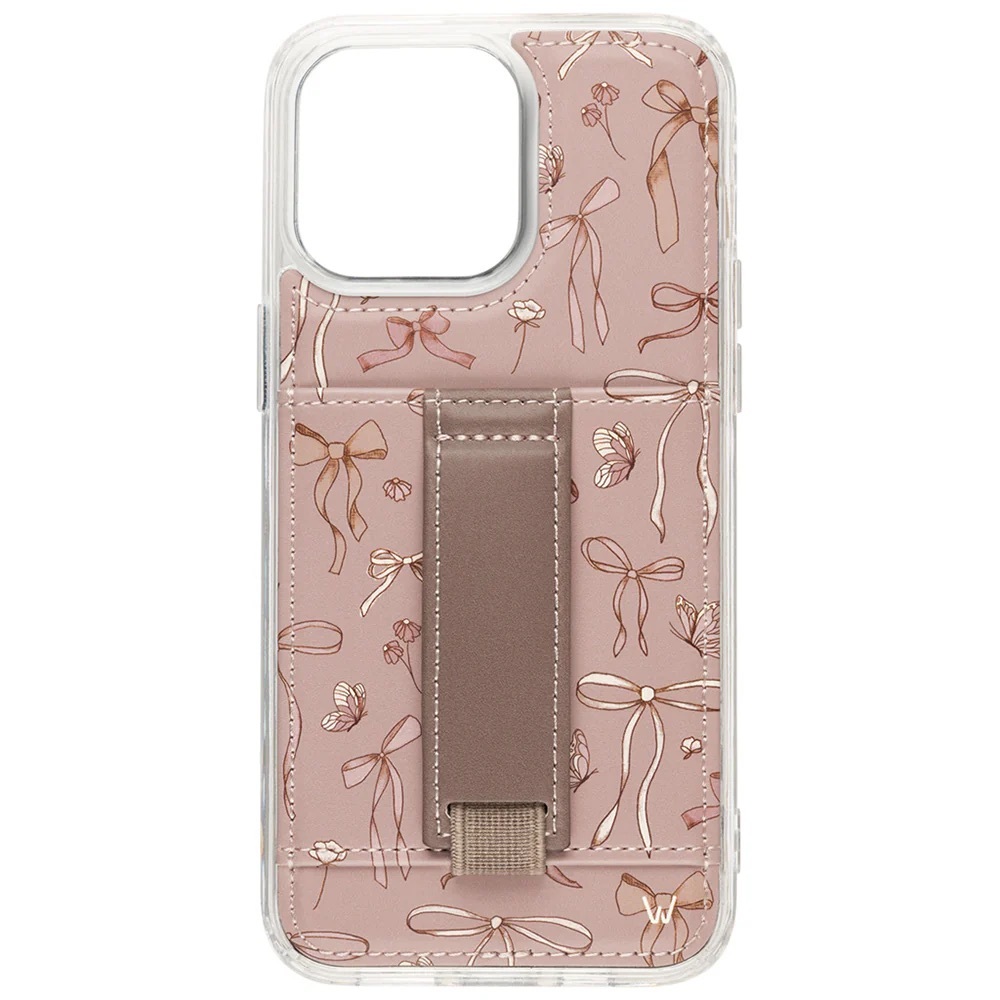 Walli iPhone 14 Pro blush and bows phone case